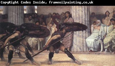 Alma-Tadema, Sir Lawrence A Pyrrhic Dance (mk23)
